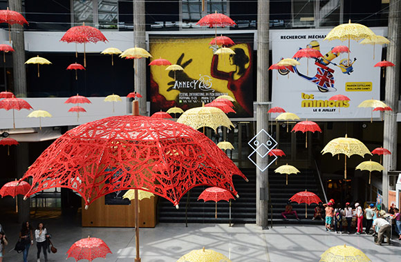 Forum expo aux couleurs de l'Espagne/The Forum expo in Spanish Colours