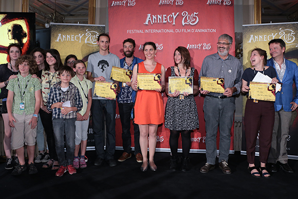 Le jury junior et les primés - Photo : G. Piel/CITIA