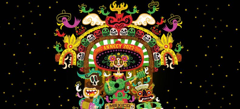 Annecy Festival 2023 - Illustration : Jorge R. Gutierrez Annecy Festival 2023 - Illustration : Jorge R. Gutierrez