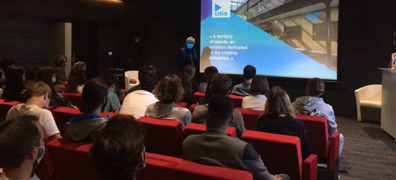 Rentrée AP3D au GOBELINS Campus aux Papeteries – Image Factory - Photo : CITIA/L. Socquet Rentrée AP3D au GOBELINS Campus aux Papeteries – Image Factory - Photo : CITIA/L. Socquet