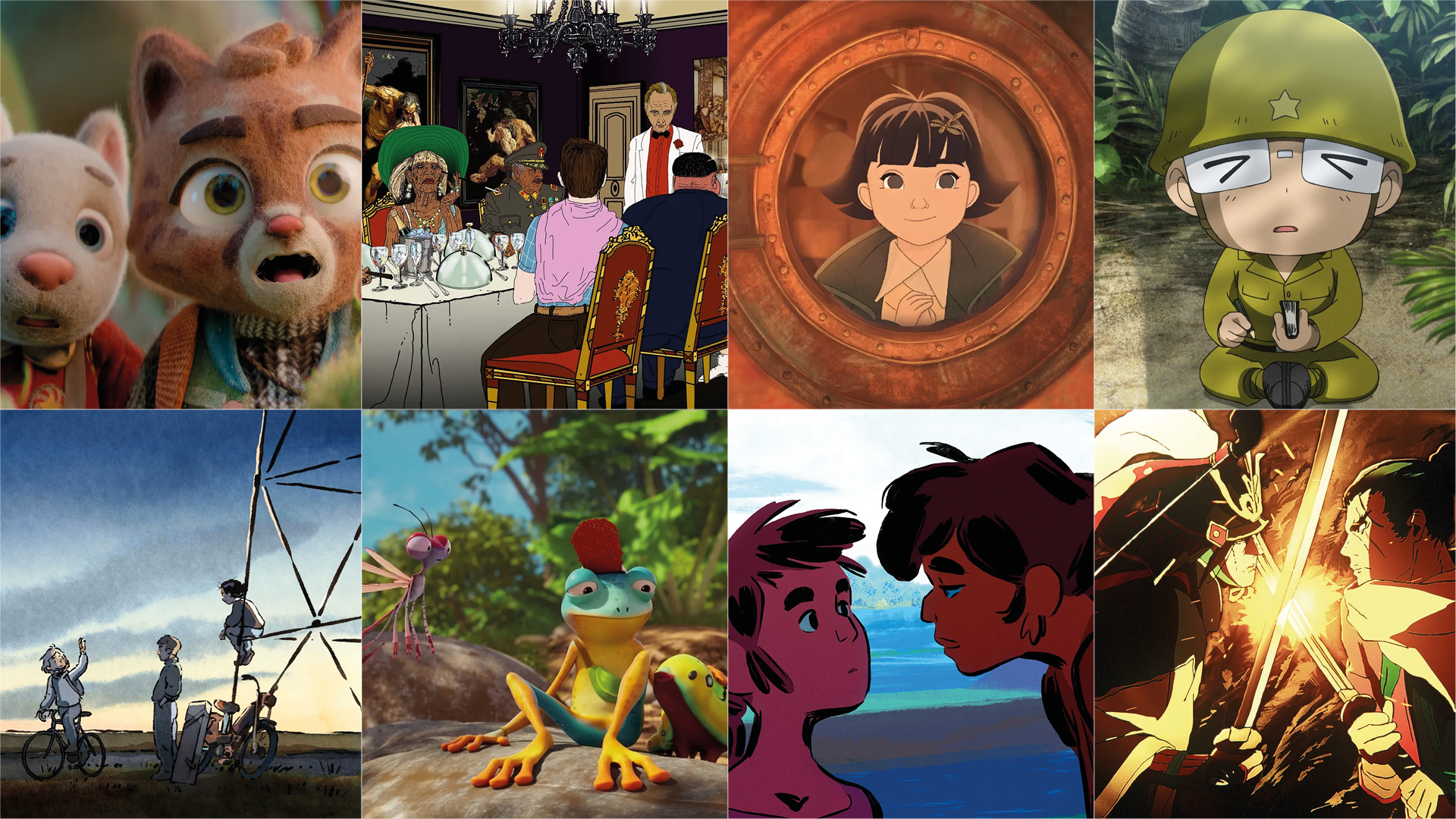 mosaïque de films