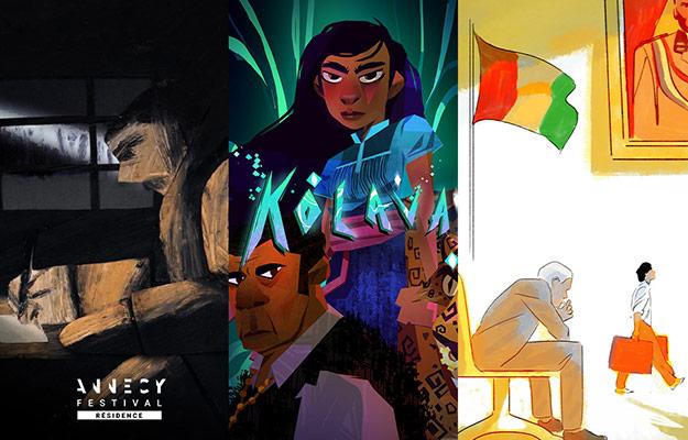 Projets lauréats pour la Résidence Annecy Festival 2025