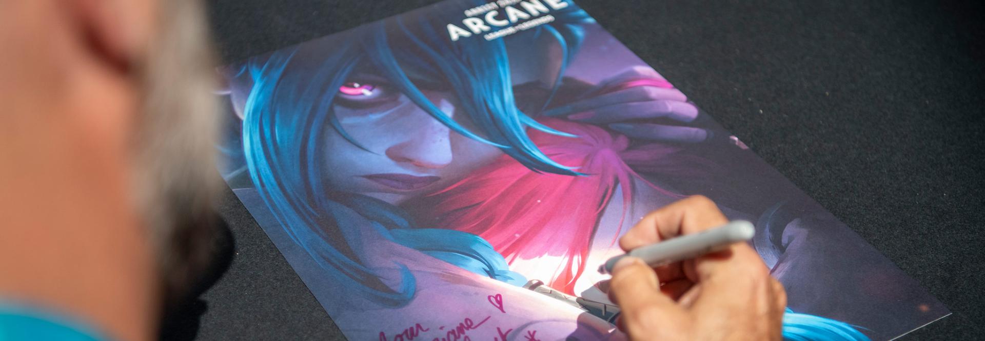 Dédicace d'Arcane Annecy Festival 2024