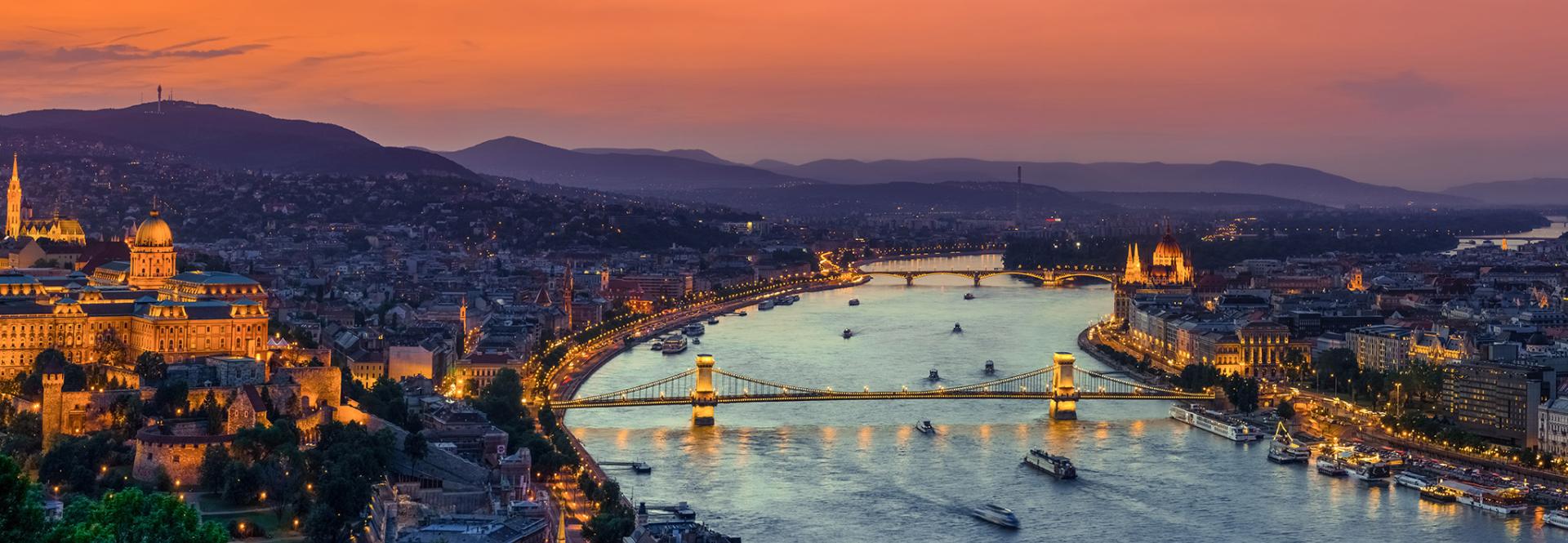Photo du Danube à Budapest