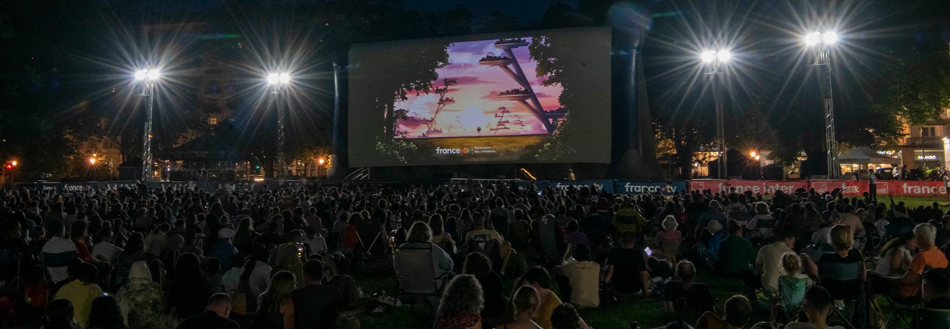 Projection en plein air Annecy Festival