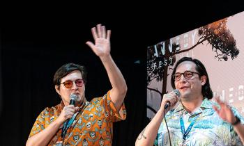 Deux intervenants au Mifa Pitchs long métrages. 