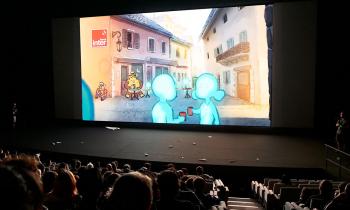 Projection de film avec présentation des annonceurs