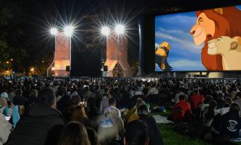 Projection en plein air Le Roi lion