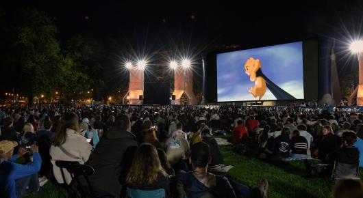 Projection en plein air sur le Pâquier - Annecy Festival