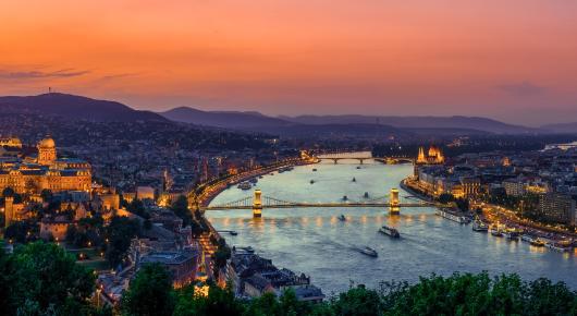 Photo du Danube à Budapest