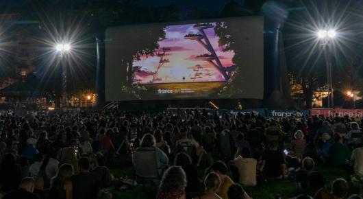 Projection en plein air Annecy Festival