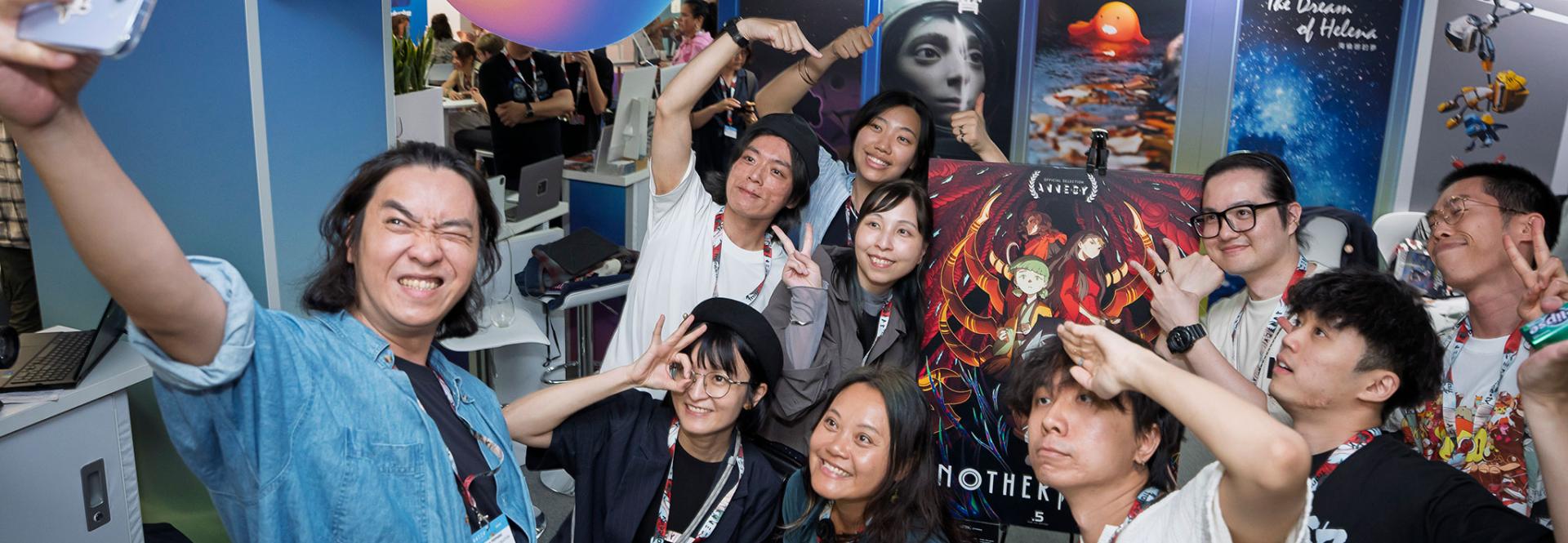 Chapiteau des exposants - Photo : ANNECY FESTIVAL/E.Nguyen Ngoc